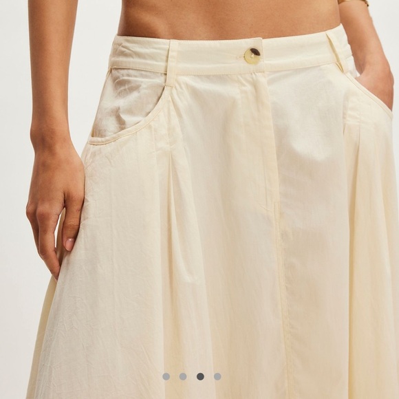 FREE PEOPLE ALL AROUND MIDI SKIRT SIZE S M L XL MSRP $98.00 NWT - Picture 3 of 5